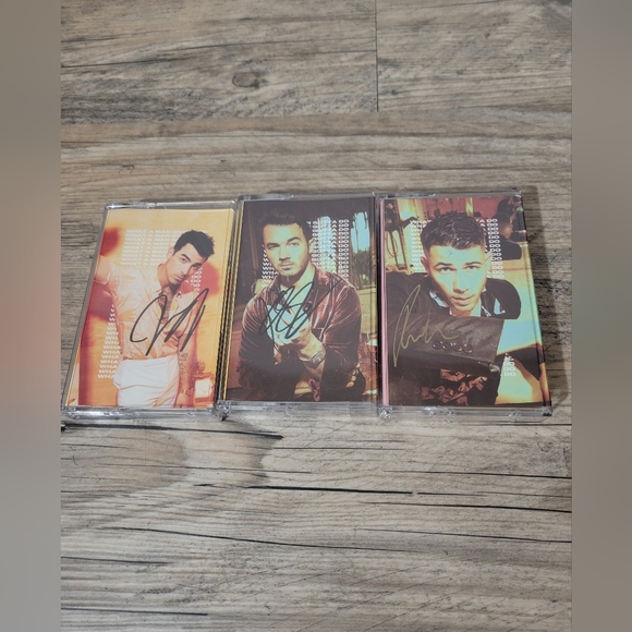 Source Unknown Other - Jonas Brothers Signed Cassette Bundle of 3